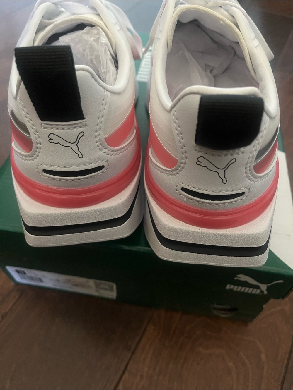 NIB Puma Kosmo Rider white/ sunset pink
Sz 10 - Picture 5 of 10